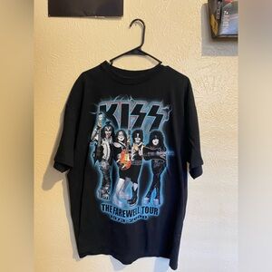 vintage 2000 kiss tour t shirt